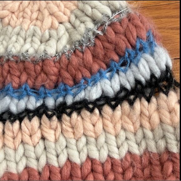 New Urban Outfitters Jaxon Mixed Knit Charm Beanie One Size main image 6